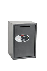 Phoenix Vela Deposit Home and Office Size 4 Safe Electronic Lock Graphite Grey SS0804ED DD
